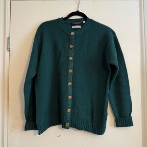 Green Knit Cardigan